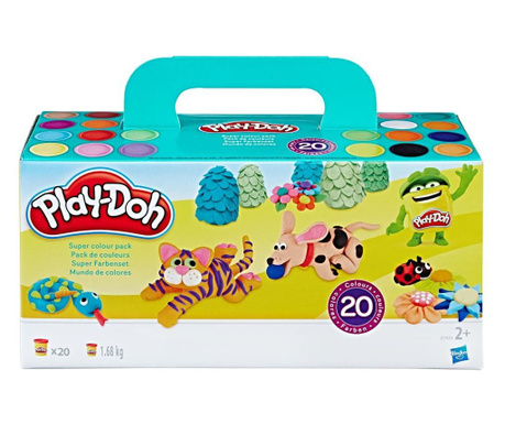 Play-Doh Super Pachetul Cu 20 De Cutii