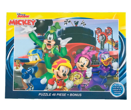 Puzzle 48 Piese + Bonus Mickey