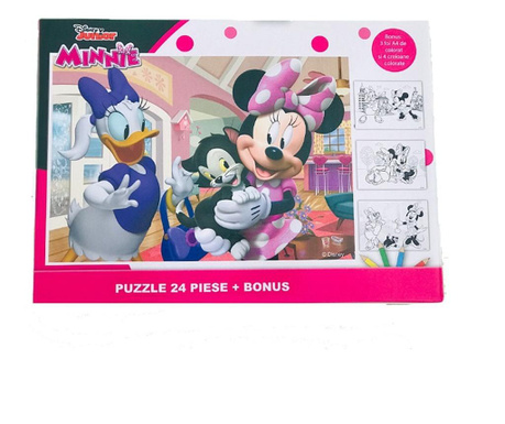 Puzzle 24 piese Minnie+ Bonus