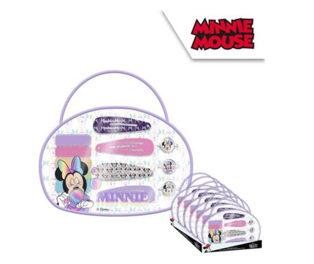 Accesorii pentru par Disney Minnie + trusa de frumusete