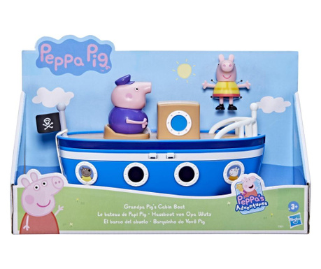 Set de joaca Peppa Pig, barca bunicului