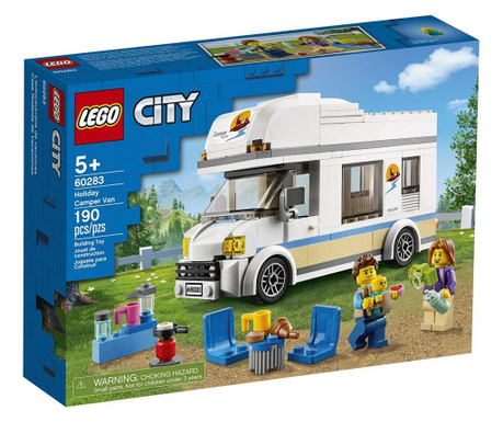 LEGO City: Rulota de vacanta 60283, 5 ani+, 190 piese