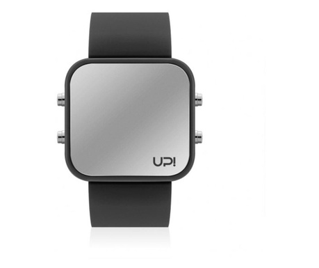 Unisex ručni pametni sat LED matte black
