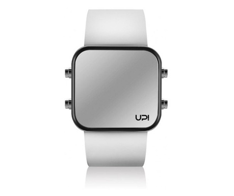 Unisex ručni pametni sat LED mini - white