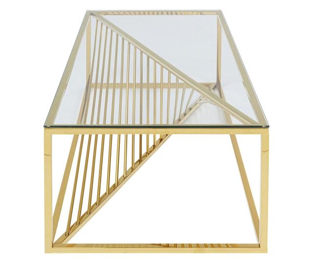 Masuta de cafea Laser Aurie 120x60 cm