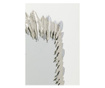 Oglinda Feather Dress rama Argintie 49x69 cm