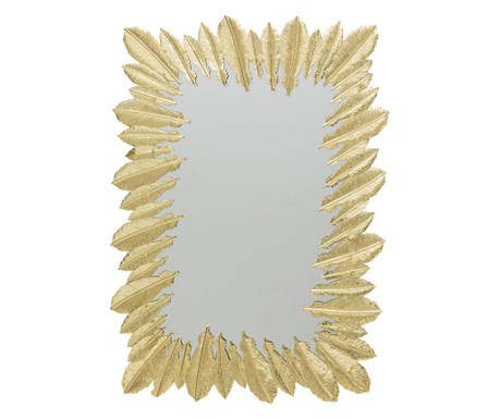 Oglinda Feather Dress rama Aurie 49x69 cm