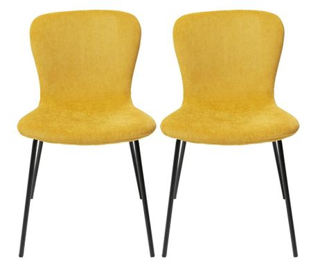 Scaun Frida galben (2/Set)