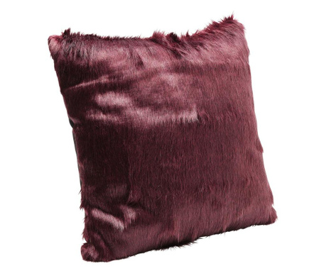 Perna decorativa Ontario Fur Dark Red 60x60cm