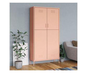 Szekrny, rzsaszn, 90x50x180 cm, acl