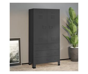 Komd, antracit, 90x50x180 cm, fm