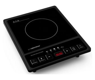 Plita cu inductie Esperanza Krakatau EKH005, 2000W, 80-270°C, 5 functii, Negru