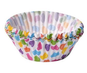50 db-os Fissman muffin forma készlet, papír, 5x5x3,3 cm, több színű