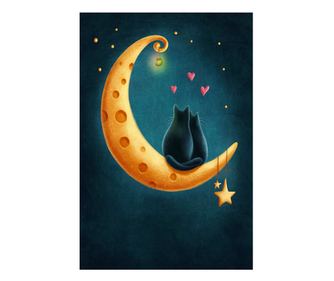 Slika, Pisici Pe Luna, 20x30cm