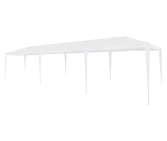 Vrtni šotor 3x9 m PE bele barve