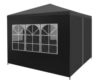 antracitszürke partisátor 3 x 3 m