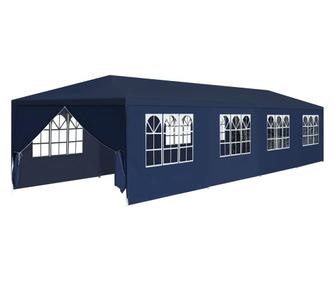 Vrtni šotor 3x12 m moder