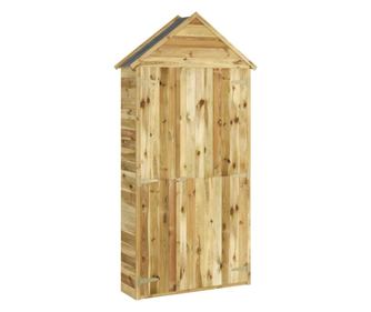 Vrtna lopa za orodje 107x37x220 cm trdna borovina