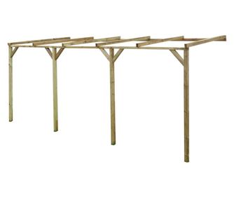 Πέργκολα τοίχου, 2 x 5 x 2,2 μ, ξύλο