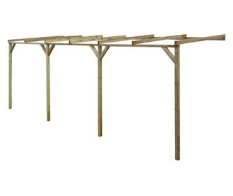 Πέργκολα τοίχου, 2 x 6 x 2,2 μ, ξύλο