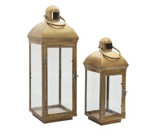 Комплект 2 Фенера Метал 20x20x58, 16x16x42 См