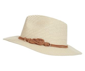 Palarie panama dama snur PAMI, PD-1221-272, 57 cm Bej