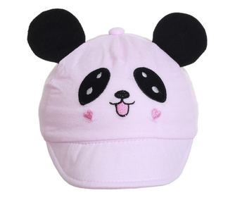 Sapca copii cu panda PAMI, SBB-1221-144, 46 cm Roz
