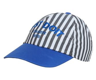 Sapca sport cu dungi pentru copii PAMI, SBB-1221-138, 48-50 cm Albastru