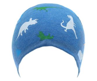 Caciula de bumbac pentru baieti PAMI, C-B621-227, 44-46 cm,  Albastru