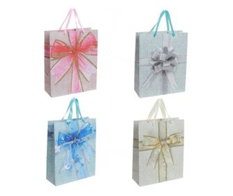 Set de 4 pungi cadou PAMI, PC-621-20, 18x24x8 cm, Multicolor