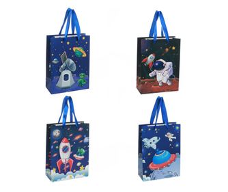 Set de 4 pungi cadou PAMI, PC-621-64L, 40x30x12 cm, Multicolor