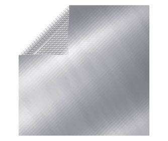 ezüstszínű polietilén medencetakaró 400 x 200 cm