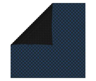 Folie solara plutitoare piscina, negru/albastru,1200x600 cm,PE
