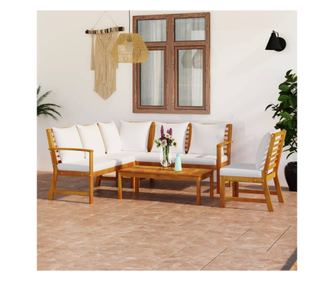 Kerti btor garnitra krm prnkkal, 5 darabos, akcfa