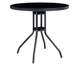 5-dijelni bistro set crni i antracit