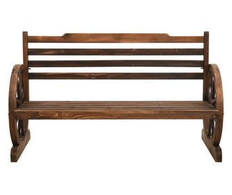 Vrtna klupa 112 cm od masivne jelovine