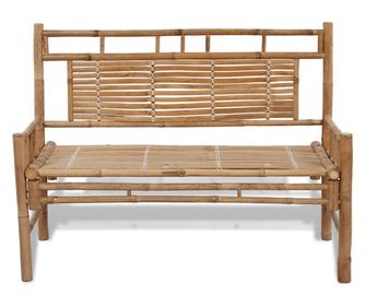 Vrtna klupa 120 cm Bambus
