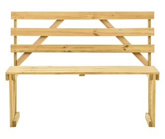 Vrtna klupa 120 cm od impregnirane borovine