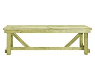 Vrtna klupa 140 cm od impregnirane borovine