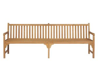 Vrtna klupa 228 cm od masivne tikovine