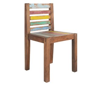 Blagovaonske stolice 4 kom od masivnog obnovljenog drva