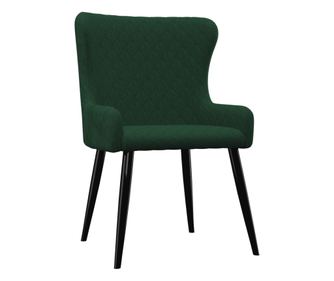 Blagovaonske stolice 2 kom zelene baršunaste