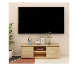 TV ormarić 110 x 30 x 40 cm od masivne borovine