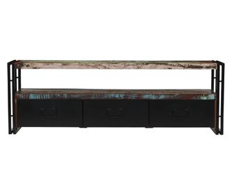 TV ormarić od masivnog obnovljenog drva 120 x 30 x 40 cm