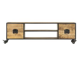 TV ormarić 130 x 30 x 39 cm od masivnog drva manga