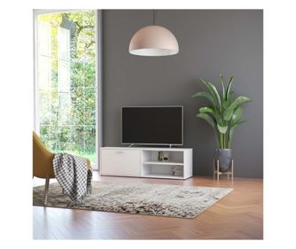 TV ormarić bijeli 120 x 34 x 37 cm od iverice