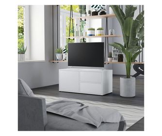 TV ormarić bijeli 80 x 34 x 36 cm od iverice