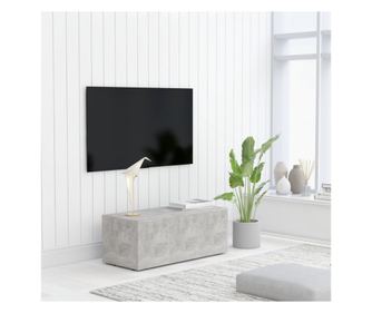 TV ormarić siva boja betona 80 x 34 x 30 cm od iverice