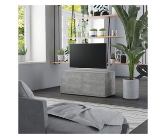 TV ormarić siva boja betona 80 x 34 x 36 cm od iverice