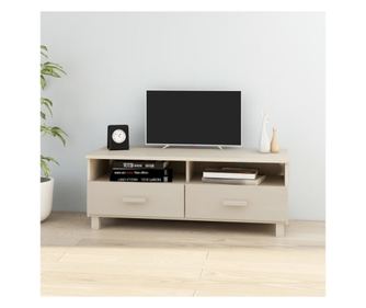TV ormarić HAMAR boja meda 106 x 40 x 40 cm od masivne borovine